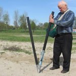 Лопата-комбайн в действии