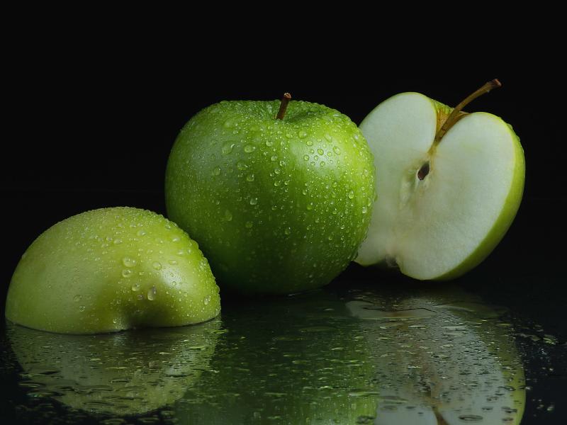 яблоки зелёные