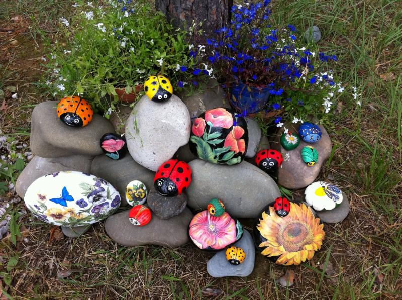 Камни на даче — преимущества и варианты использования камней в саду (105 фото)