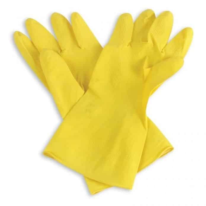 Резиновые перчатки для работы