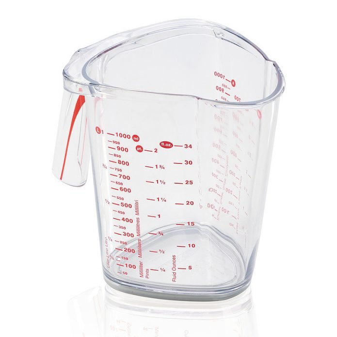 Мерный стакан для дозирования воды при разведении гипса