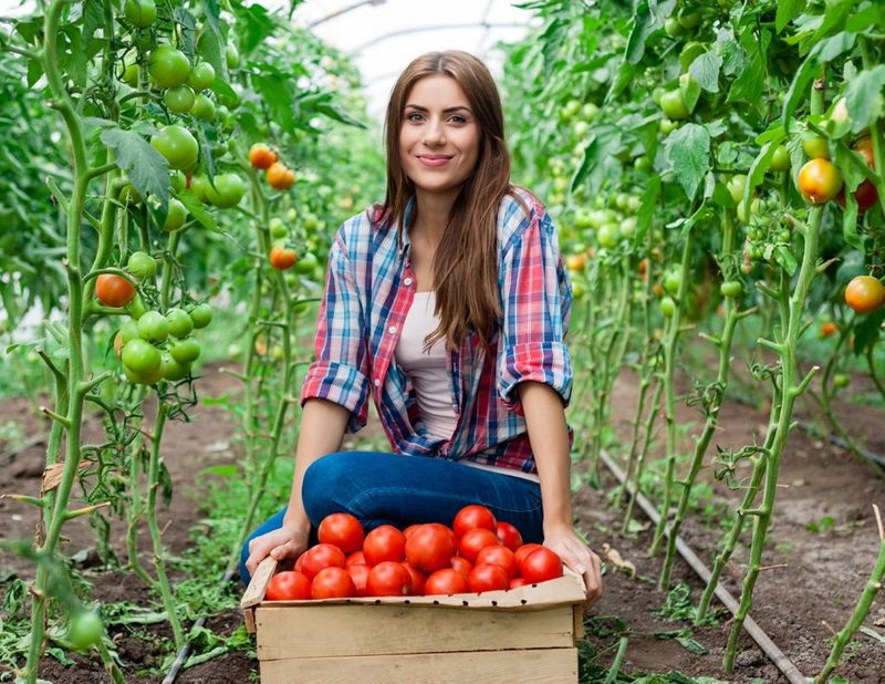 Выращивание томатов в теплице в мешках