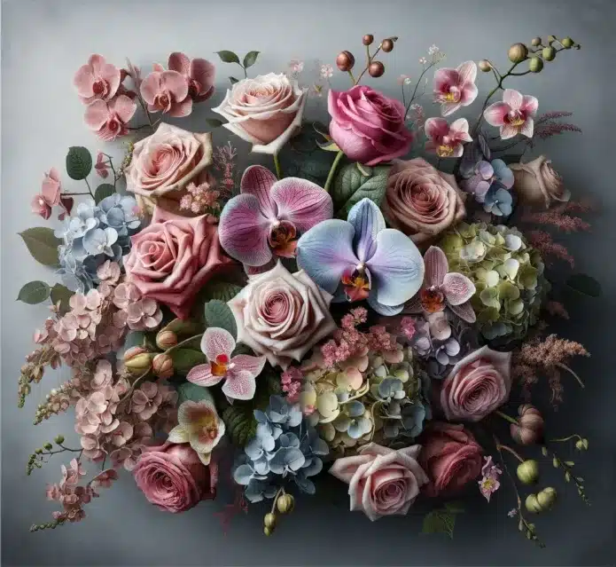 Букет цветов-талисманов Весов